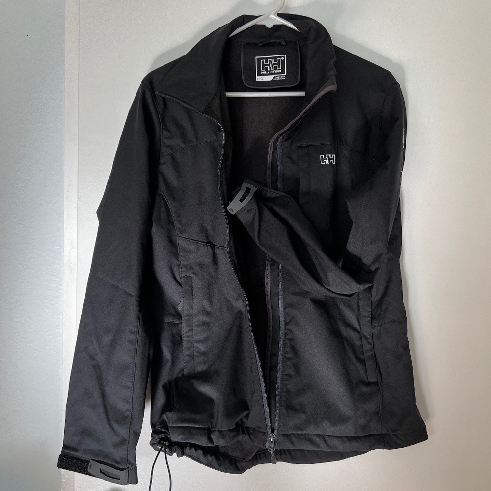 Helly Hansen Light Weight Black Jacket Worn Once. - image 2